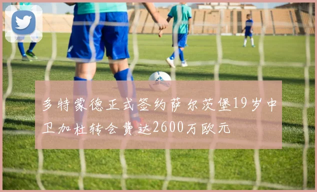 多特蒙德正式签约萨尔茨堡19岁中卫加杜转会费达2600万欧元